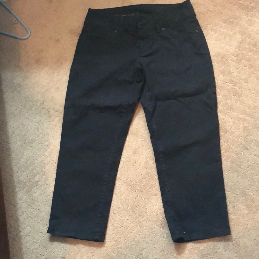 Talbots black crop pants